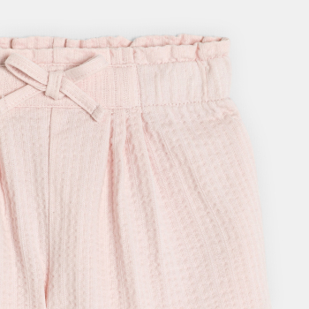 شورت بخصر عالٍ من القطن...